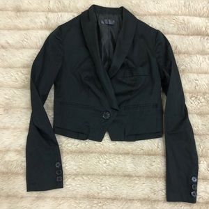 Women’s Black Single Button Business Wear Blazer